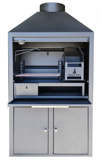 900 mmm mildsteel Professional Freestanding Braai