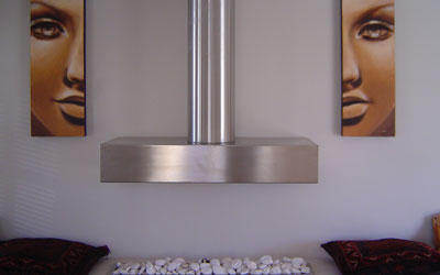 Canopy Wall-hanging above a gas unit