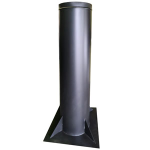 Bolt-on round flue