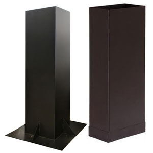 Square and rectangular flues