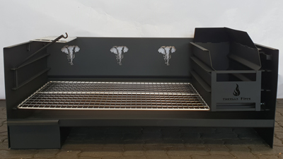 Custom lasered  Ashpanbraai with Elephants