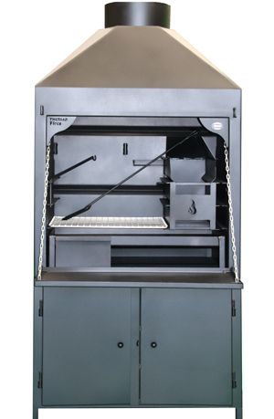 DE LUXE 900mm Freestanding Braai