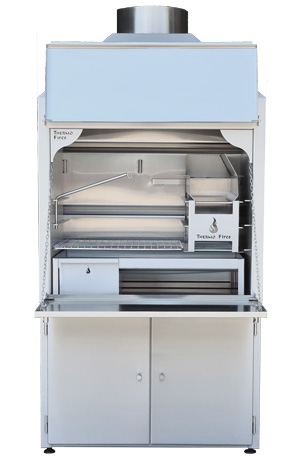 900 mm Stainless Steel Braai for Gas