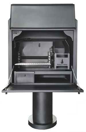 DE LUXE 900 mm Freestanding Braai on Pedastal