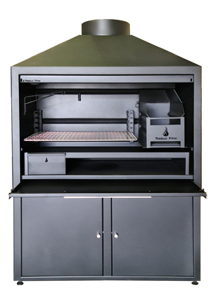 PROFESSIONAL 1200 mm Freestanding Braai on Cabinet