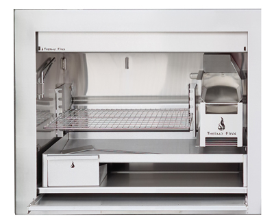 1000mm Professional brushed stainless steel Built-in Braai with slide-in door