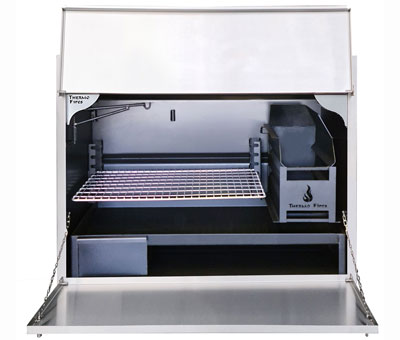 800mm 3CR12 De Luxe braai with s/s facade