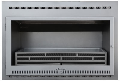 1050 mm Contemporary Built-in Fireplace with single door