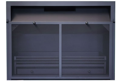 1050 mm Traditional Built-in Fireplace with firescreen