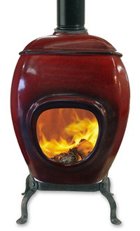 Eartfire Deep Red Firepot