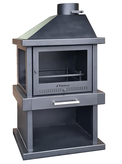 Blaze4 - 600mm Corner Fireplace