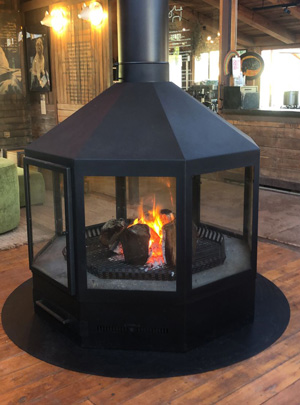 1500 mm Octagon Fireplace