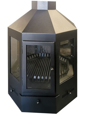 800 mm Octogon Fireplace