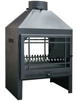 700 mm Double-sided Slimline - with window-pane door pattern