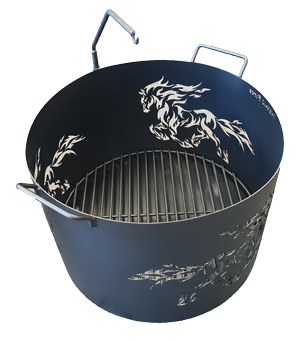 Flaming Horse Firepit